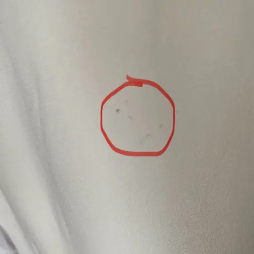 Counterparts women's size XL long sleeve white blouse ruffle neckline front tie