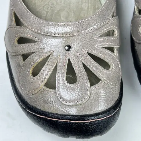 Jbu by Jambu Wildflower Encore Mary Jane Comfort Flats Shoes Womens Size 9.5 M