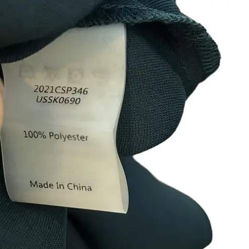 Universal Standard Diane Satin Midi Bias Skirt Deep Sea Women’s Size US 6-8