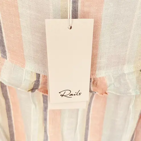 Rails Sandy Linen Blend Shift Dress, Summer Airy Vacation Dress, Small (4/6) NWT