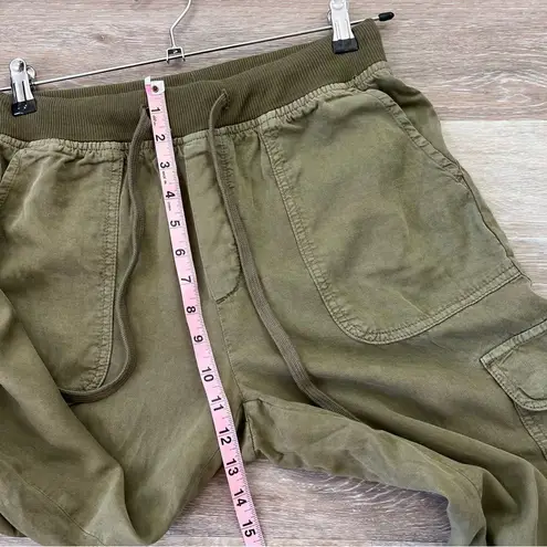 American Eagle  green utility cargo joggers