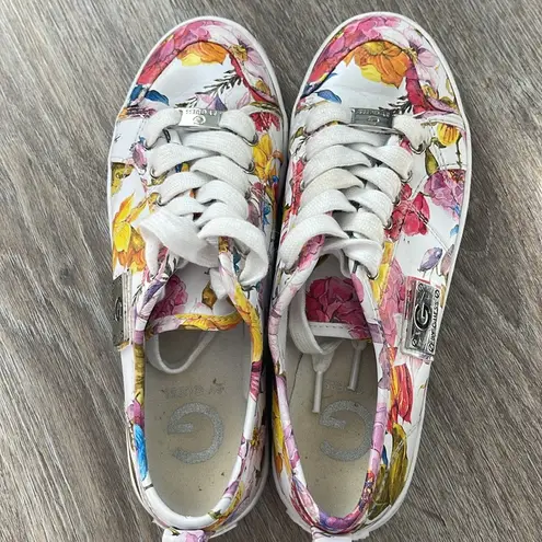 G by Guess Guess Floral Leather Shoes “Mallory” Size 5.5