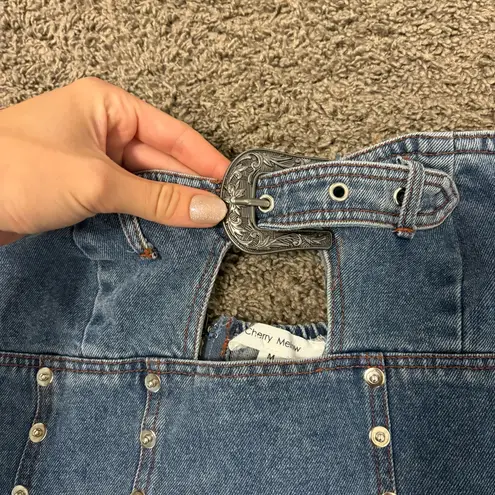 Cherry Mellow  Denim Tube Top