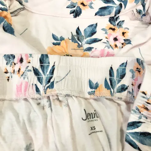 Jenni Intimates Floral 2 Piece Pajama Shorts & Top Pink XS