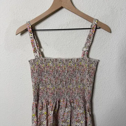 Nation Ltd Embry Dress Floral Dear Abby Smocked Midi Womens Size XL