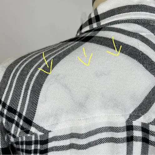 Rails  Hunter Button Down in Charcoal Black White thumbnail 8