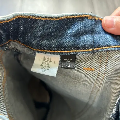 Veronica Beard Zynan Stripe Waist Denim Shorts Size 24