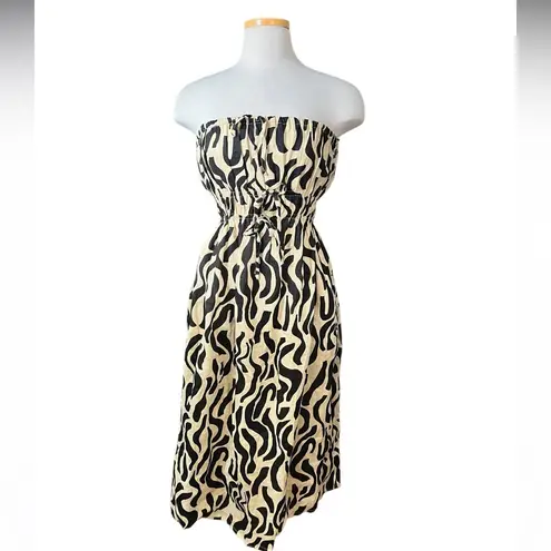 Faithfull the Brand Contessa Graphic-Print Linen Midi Dress
Size 8 NWOT