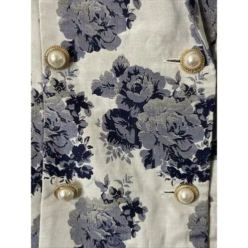 Majorelle Floral Donnie Mini Blazer Dress Size Small Blue NEW Party Garden