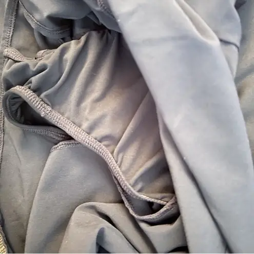 Zella Navy Blue Elastic Waist Athletic Running Shorts Size Large Lined Flowy