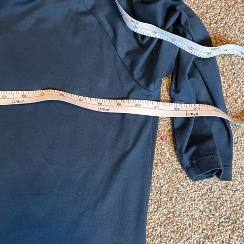 Ink & Ivy 3/4 Sleeve 3 Button Henley Teal Top. Women's Size XL Blue