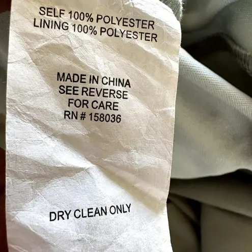 Birdy Grey Gwennie Chiffon Dress Bridesmaid V Neck Blouson Sage Green Medium