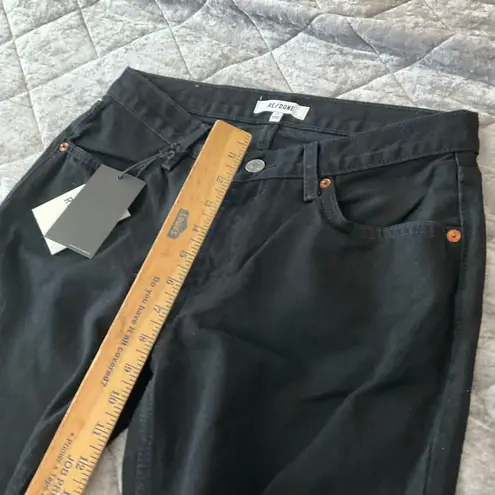 RE/DONE 70s Low Rise rider Bell Bottom Black Jeans Size 27 NEW vintage flare leg
