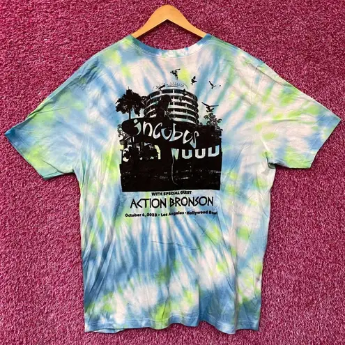 Incubus w/ Action Bronson Hollywood Bowl Concert Tie Dye 2X