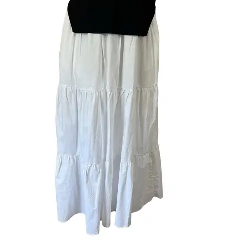 English Factory Mixed Media Sleeveless Maxi Dress