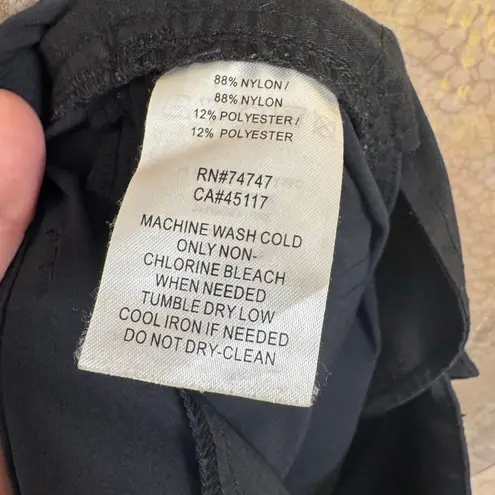 Ascend Women's Black Nylon Outdoor Hiking Trail Pants Size 4