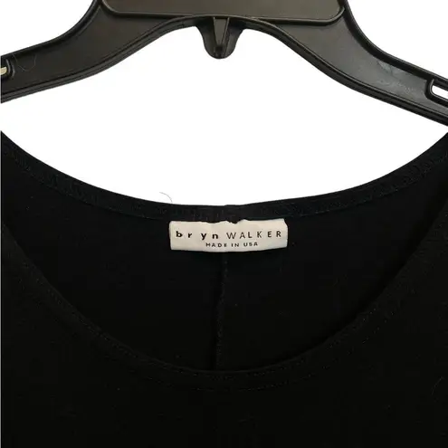 Bryn Walker  Bamboo Blend Cap Sleeve Tunic Dress Sz Large L Asymmetric Hem