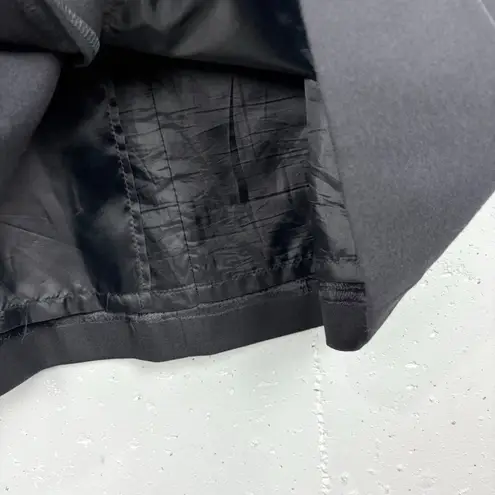 Pendleton Womens 100% Virgin Wool Kick Pleat Skirt Front Pockets Lined Black 12