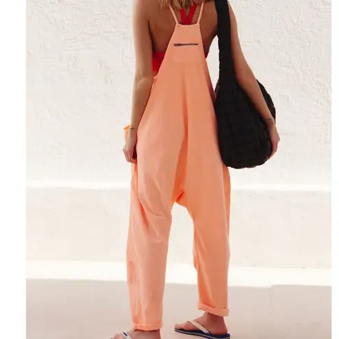 FP Movement by Free People Hot Shot Onesie in Pastel Peach Sz M NWT Orange Size M