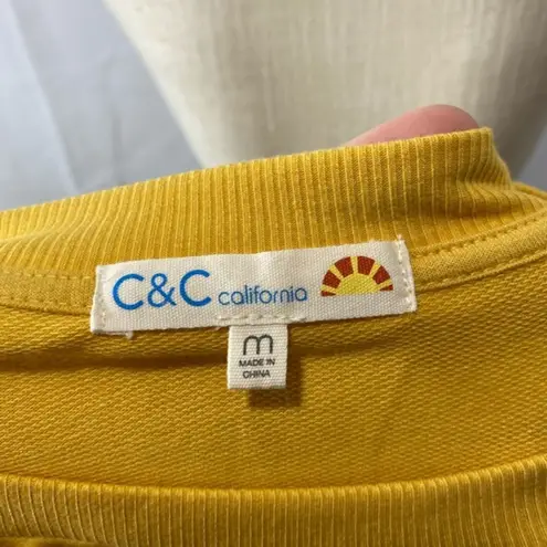 C&C California size Medium crew neck sweatshirt/ tee shirt material