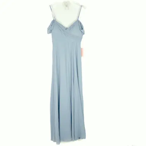 Birdy Grey NWT  Spence Convertible Dress in Dusty Blue Gown Size Small S NEW