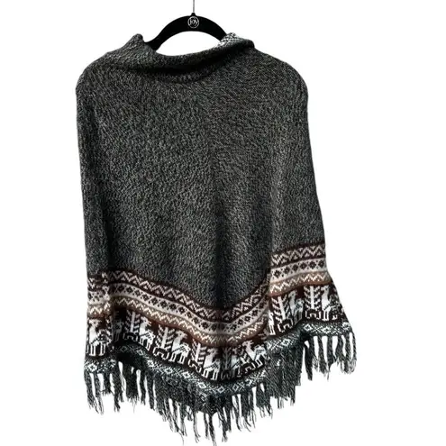 Peruvian Art Woman Poncho Cusquena Alpaca Wool Original from Peru NWT Tan Size undefined