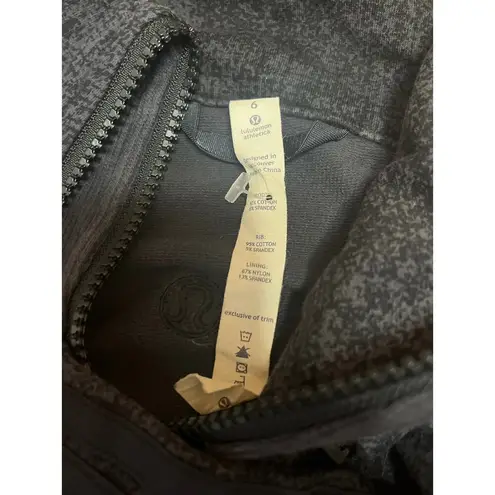 Lululemon Admiral Women's Black Army Military Long Sleeve Button Jacket Size 6