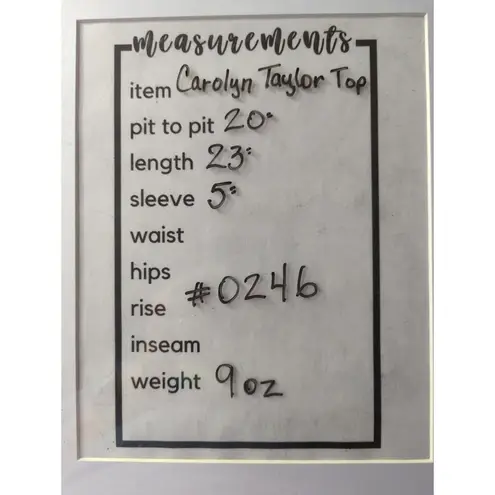 Carolyn Taylor Top Woman's Large V-Neck Cap Sleeve Black White Striped