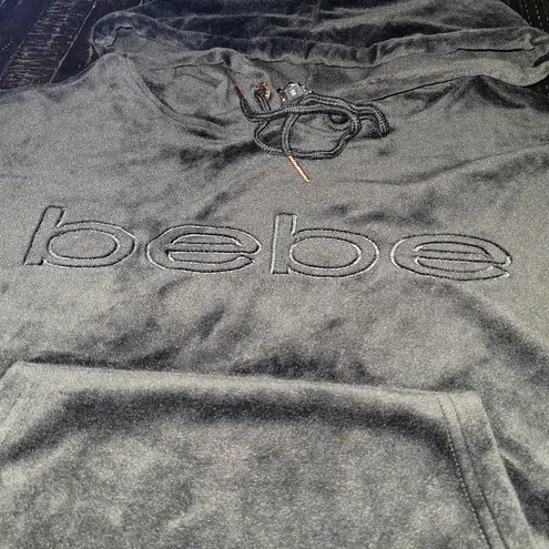 Bebe  Sport Logo Plush Hoodie Women's Size Medium