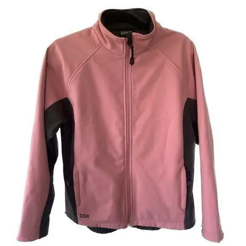 Dri Duck DDX Softshell Microfleece Waterproof Windproof Four Way Stretch Jacket Pink Size L