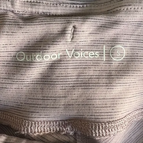 Outdoor Voices TechSweat Flex 7/8 Leggings in Bloom Size Small Purple Pastel