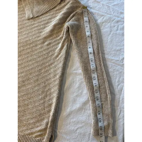 Style & Co Beige Knit Sweater Women’s Small Cotton Blend