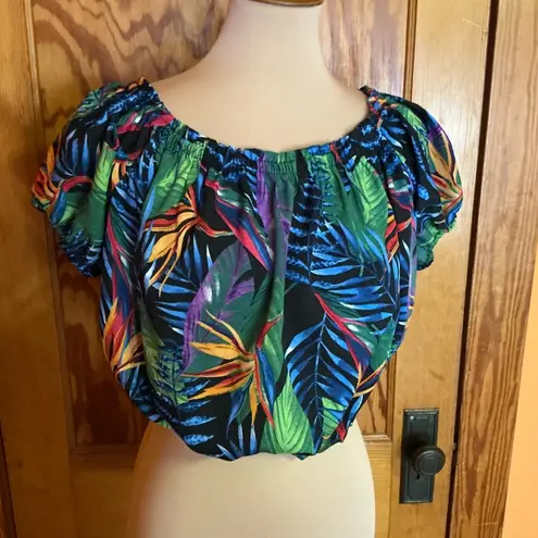 Rachel Zoe Tropical Floral Crop Top