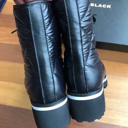 Puffy combat boot Black Size 8.5