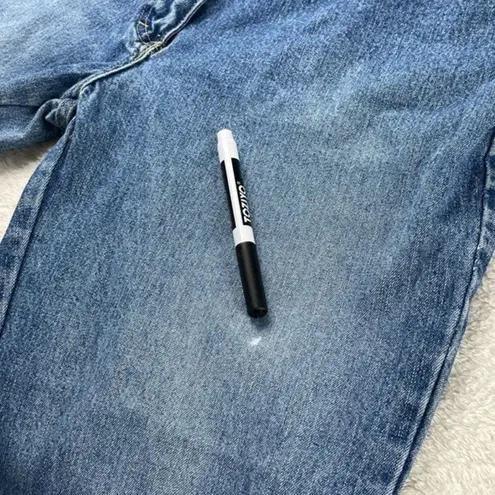 Vintage Y2K B U M Equipment Wide Leg‎ Jeans Womens 12 Blue Streetwear Baggy 90s