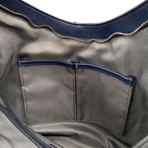 Alfani Women's Hilllary Navy Hobo Shoulder Bag New