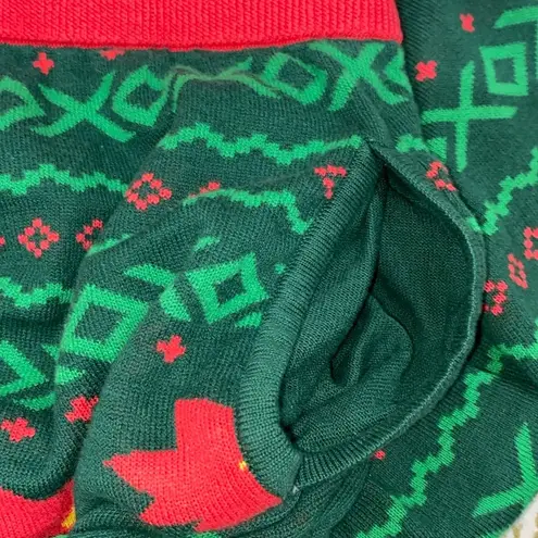 Holiday Time  green & red Christmas pajama pants size large