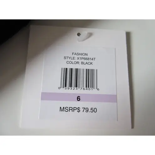 Ellen Tracy NWT Black Soft Fluid Stretch Crepe Pleated Pull-on Crop Ankle Pant 6