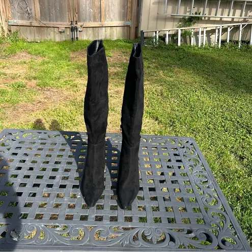 Olivia Miller Olivia Miller Women's Sabrina Pointy Toe Tall Dress Boots in black size 11