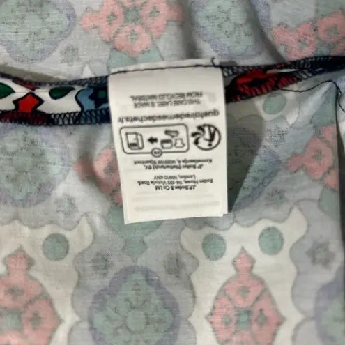 Boden Red and White Pleated Mini Skater Skirt Size 8