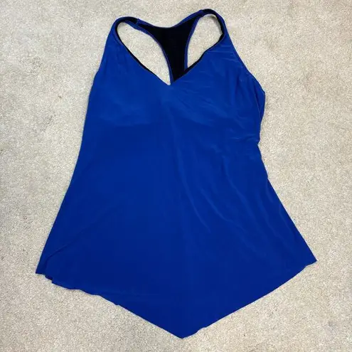 Magicsuit Underwired Taylor Tankini Top Royal Blue Size 14