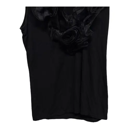 White House | Black Market  Lace Trim Tank Y2K 2000's Whimsigoth Goth Size XS