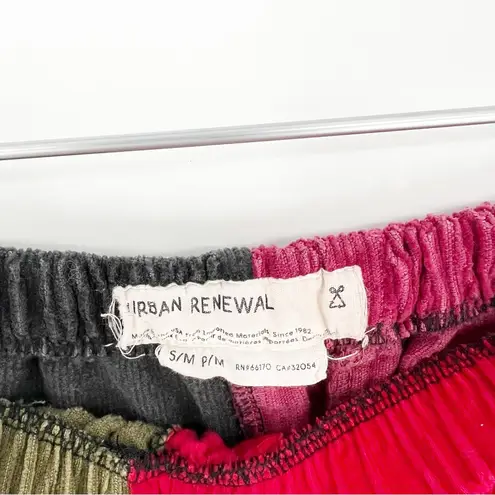 Urban Renewal Corduroy Color Block Pull On Shorts S/M
