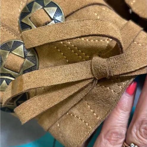 Mi.Mi Valencia Western Style brown booties ankle boots shoes Size 7