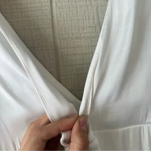 David’s Bridal DB Studio Ruffle Charmeuse V