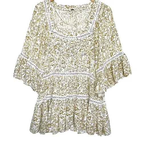 Free People  Women’s Talk About It Tunic Top Mini Dress Medium