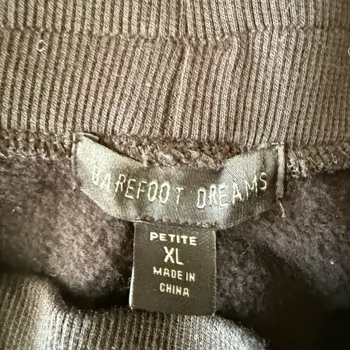 Barefoot Dreams Black Jogger Pants, Size Petite XL