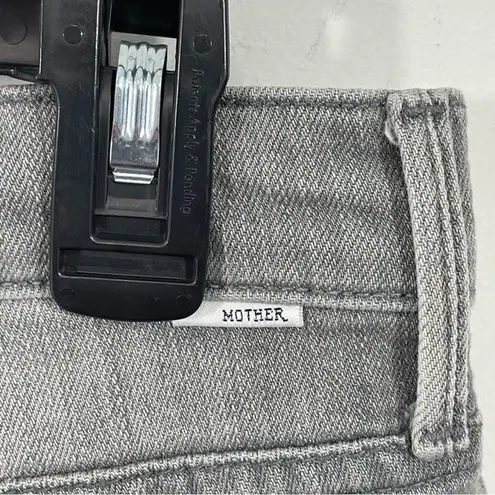 MOTHER The Dropout Jeans in Holy Smokes Size 26 Black Grey Wash