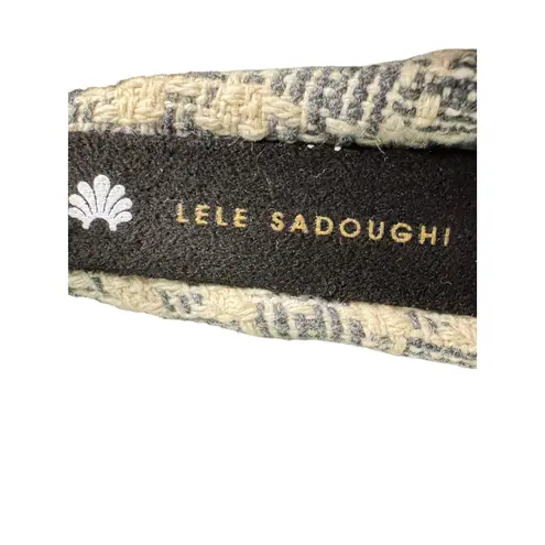 Lele Sadoughi NWT Crystal Snowflake Knotted Headband w/Dust Bag