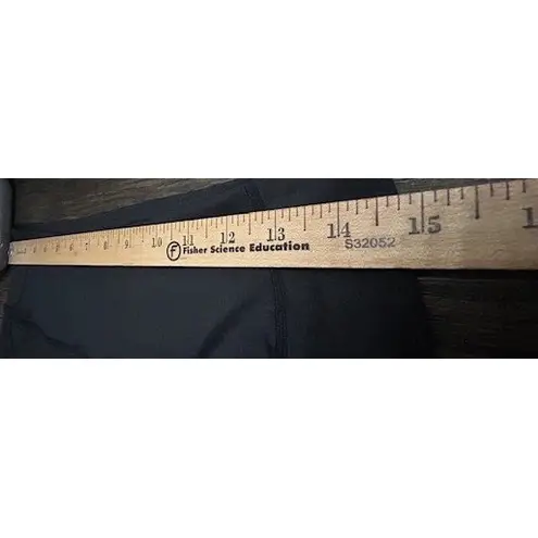 Mondetta L Black Performance Leggings Pockets Ankle Length Luxury Fit Sporty Gym